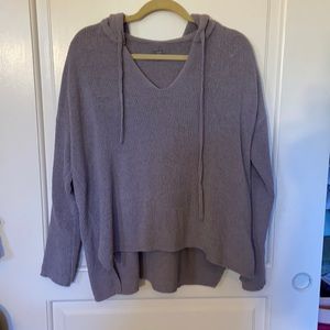 Aerie purple sweater hoodie